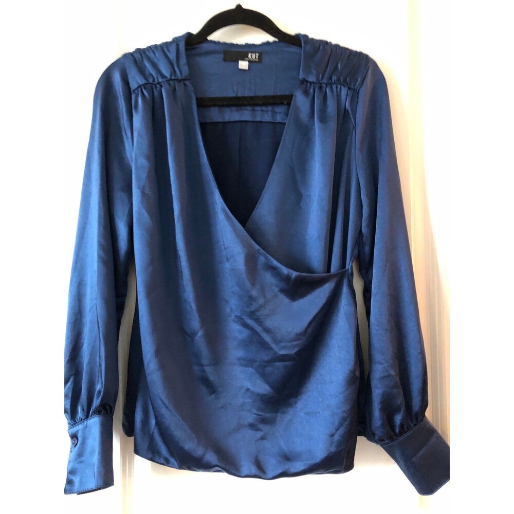 KUT from the kloth satin top Sz small